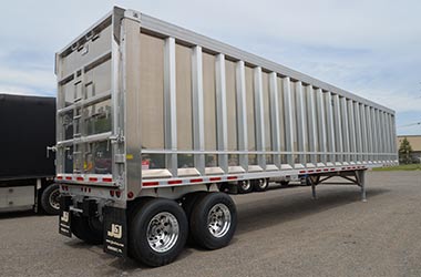 Aluminum Push Out Transfer Trailers